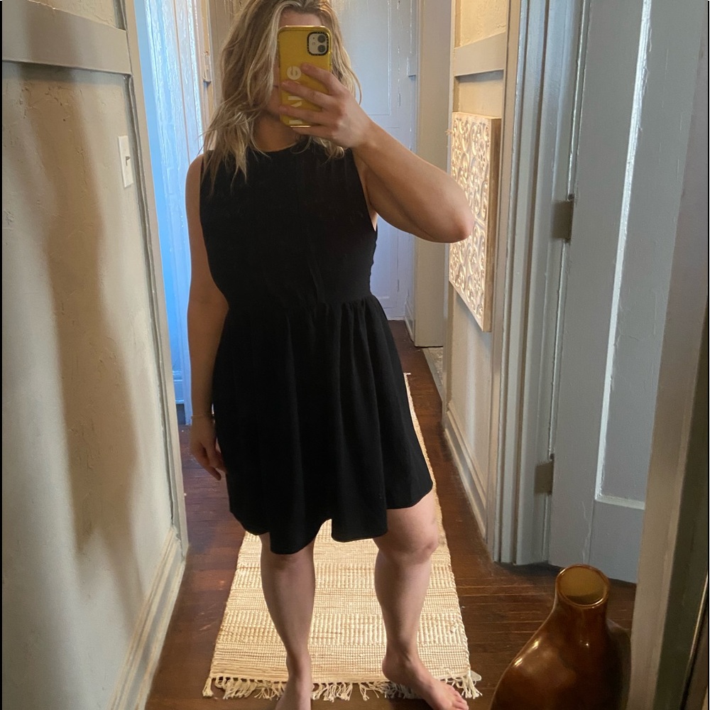 black dress